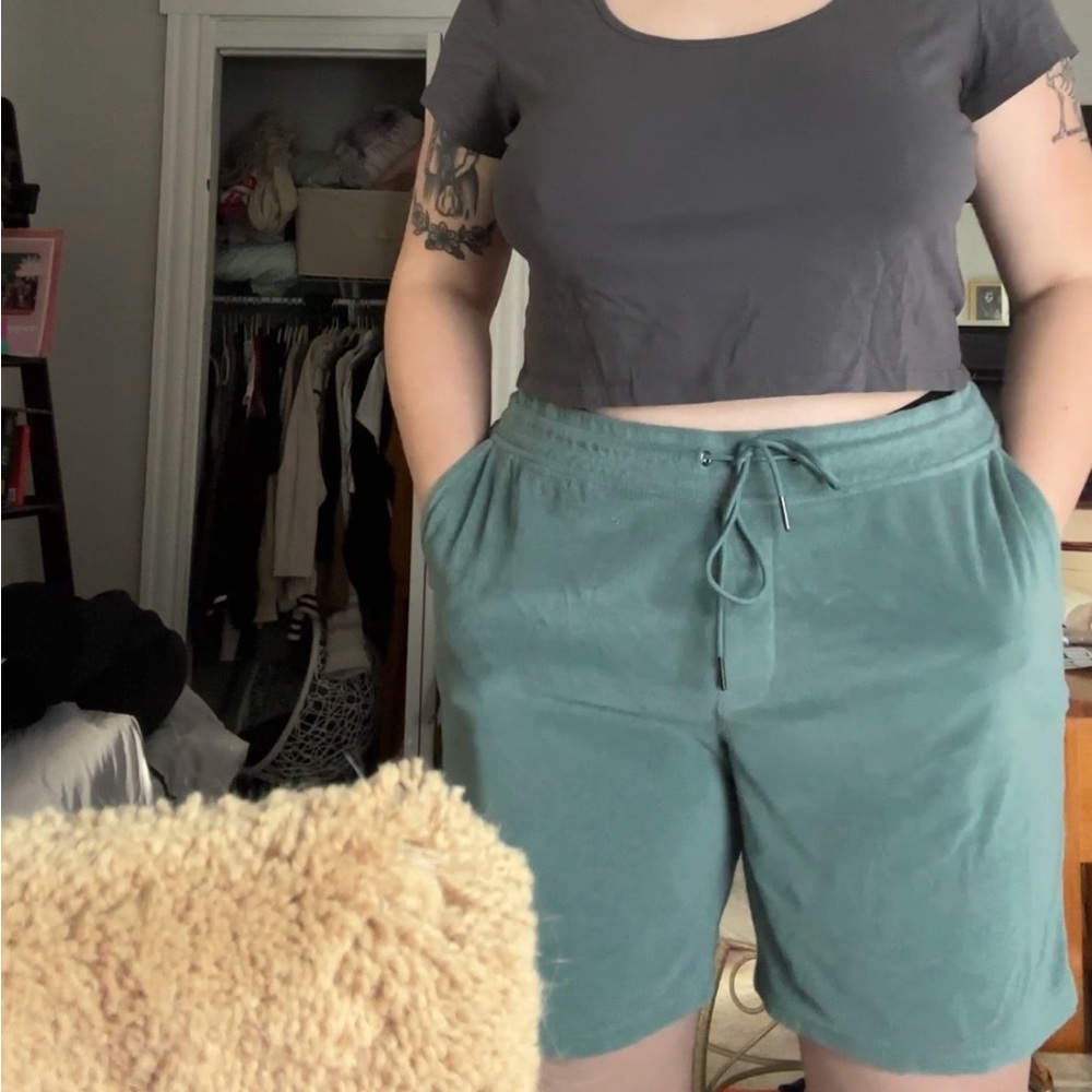 Express Teal Athletic Shorts